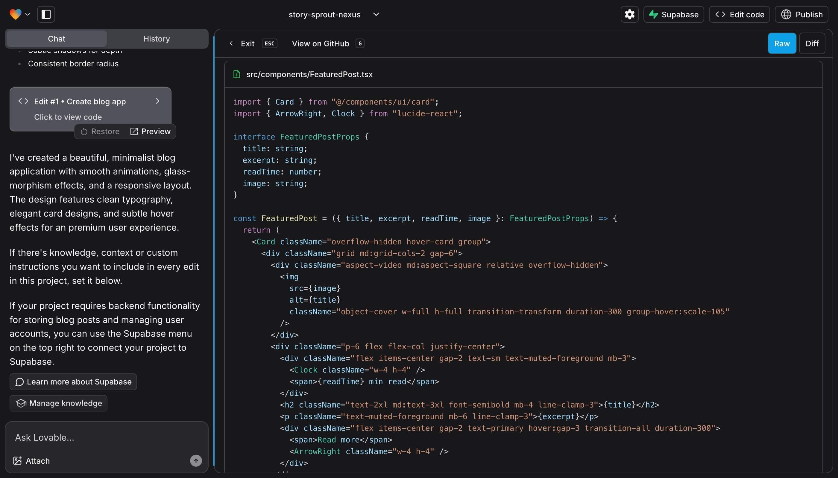 Lovable.dev - AI Web App Builder | Refine