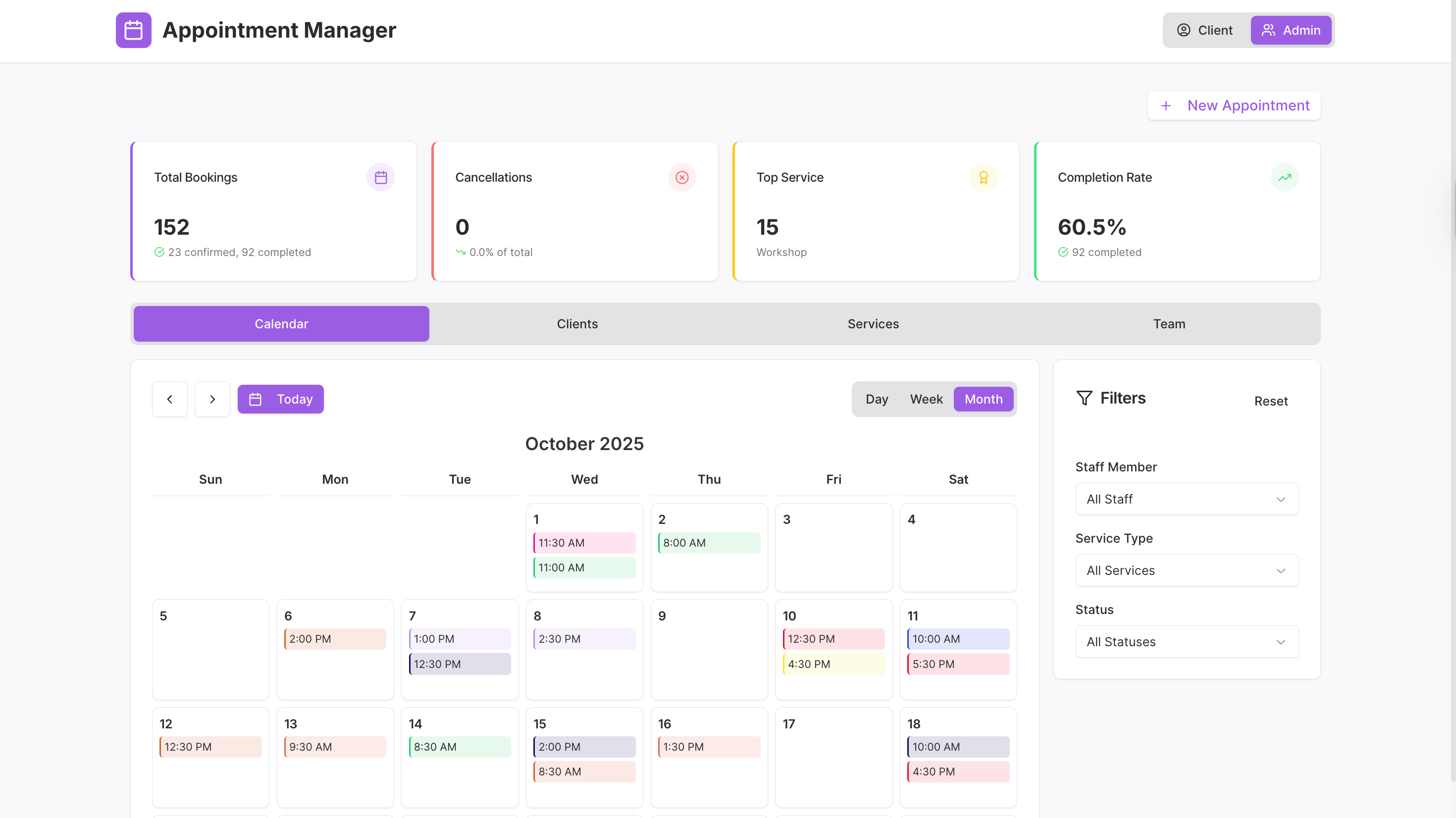 Appointment Calendar