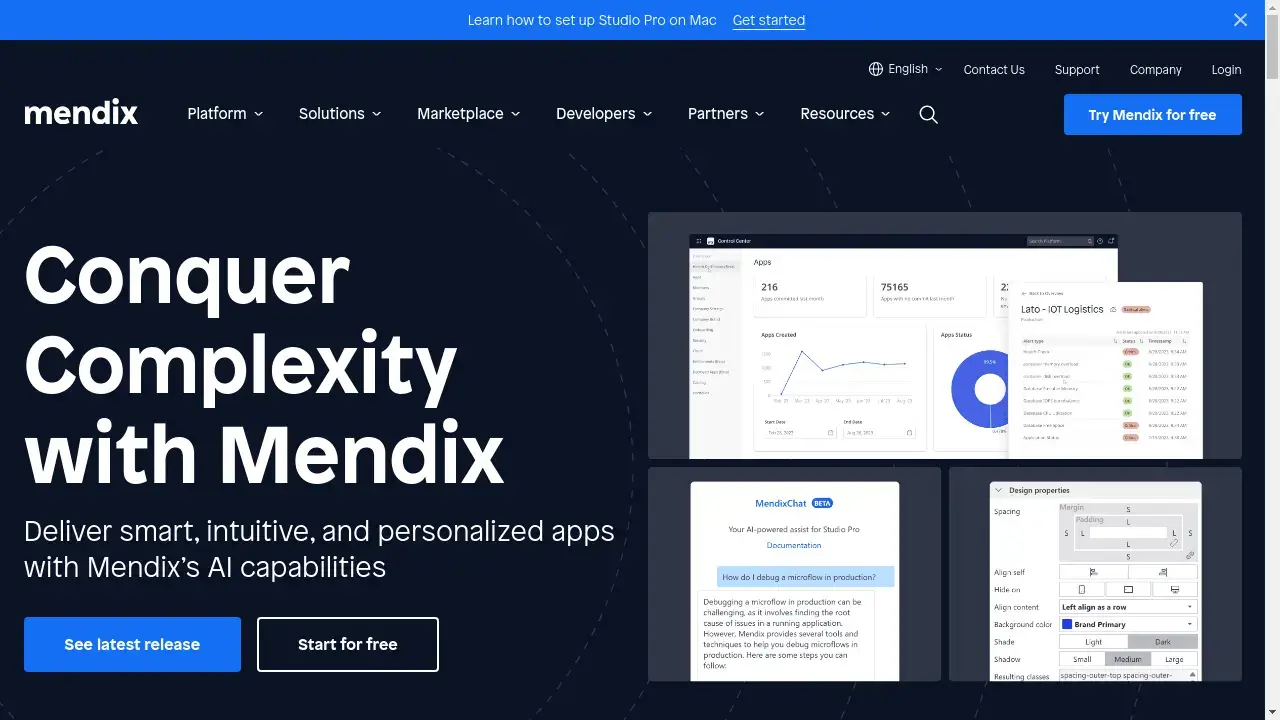 Mendix website
