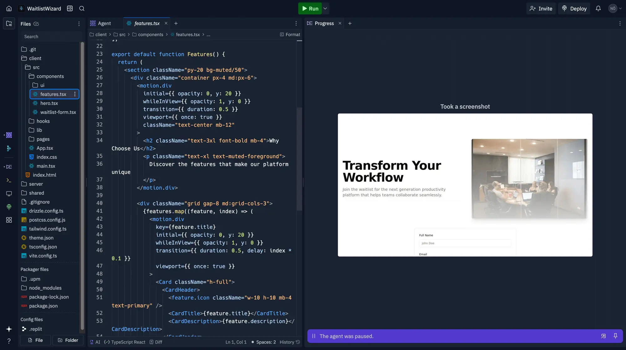 Replit AI Agent - AI Web App Builder | Refine