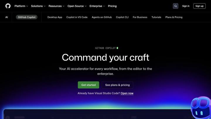GitHub Copilot interface screenshot