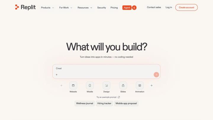 Replit app development interface screenshot