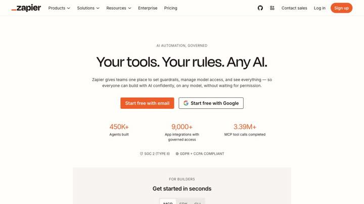Zapier automation interface screenshot