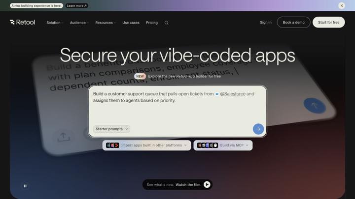 Retool interface screenshot