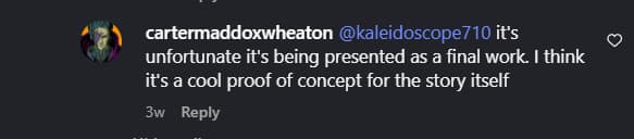 bien.desparchado @thomasthewise nah, it’s just that this whole thing confused art with craft. art is using the tools in front of you to express a truth about the human experience. craft is how skilled you are at manipulating certain tools. people had the same reactions when photography came to be. it’s cheating, the painters said. it wasn’t cheating, it was a new medium. painting continued to exist as a medium and photography became a medium of art in its own right. these new tools are the same. not everything made with them will be art (very little will be actually, just as very few photos are art). but there will be art created with these tools! older generations may hold on to their preconceptions about what art really is (the boomer takes), but the world marches on and younger generations will grow up not being able to imagine a world where they can’t create a short film exactly the way they picture it in their minds.