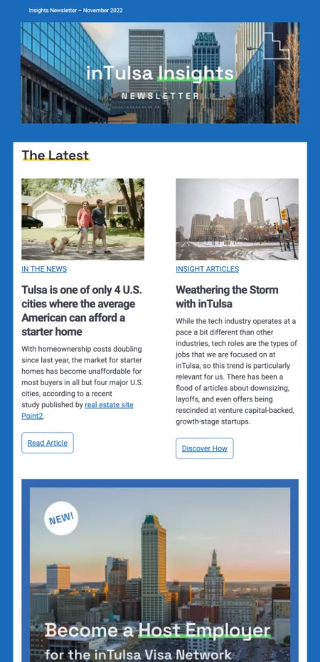 B2B newsletter
