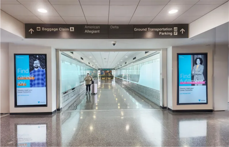 intulsa OOH campain airport
