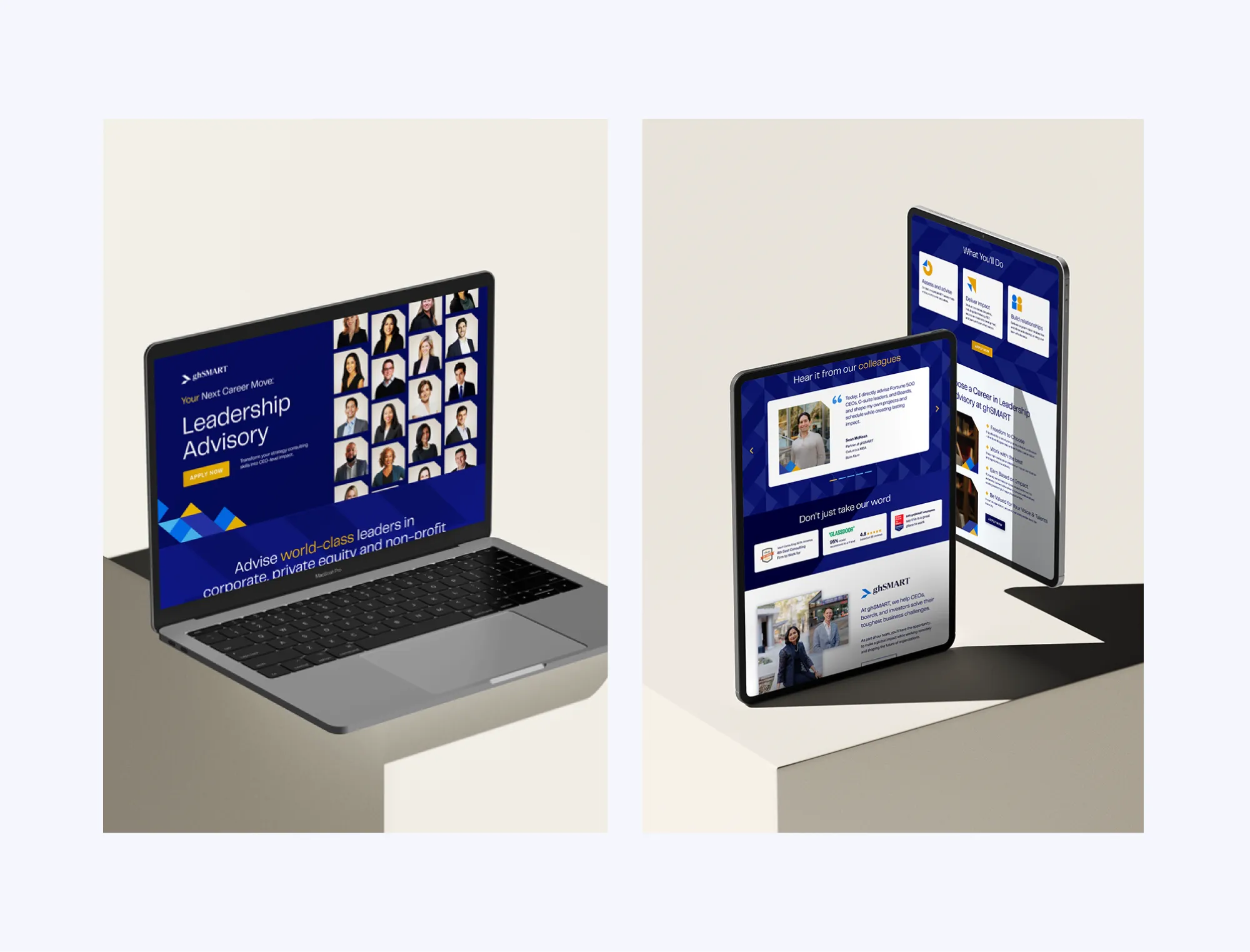 Digital campaign landing page