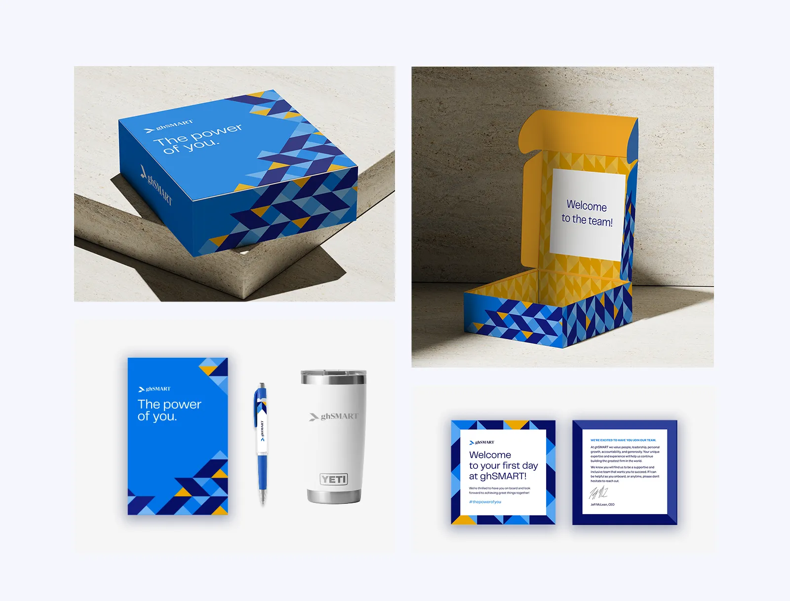 Employer brand onboarding welcome box
