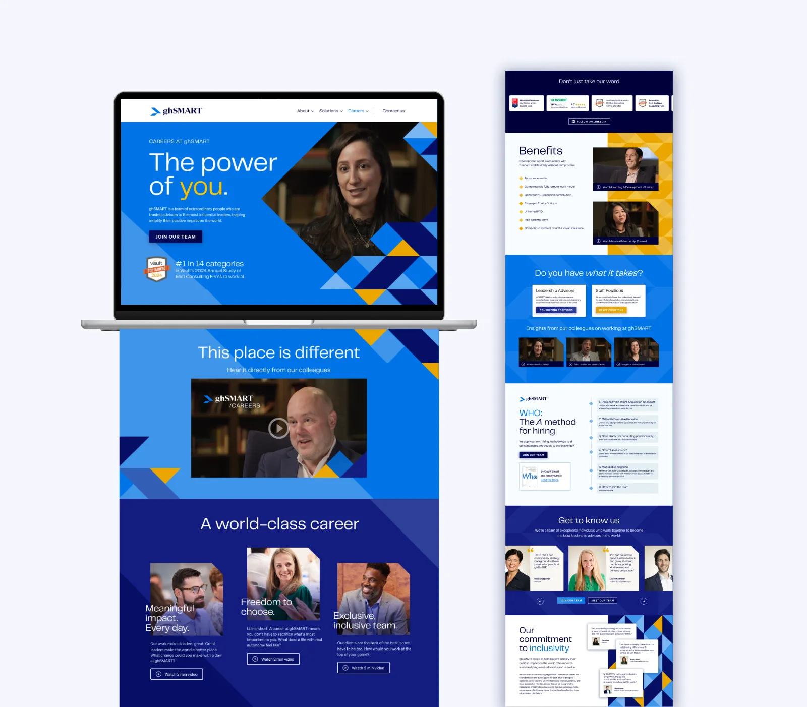 Employer brand Careers page
