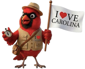 North and South Carolina Travel Mascot