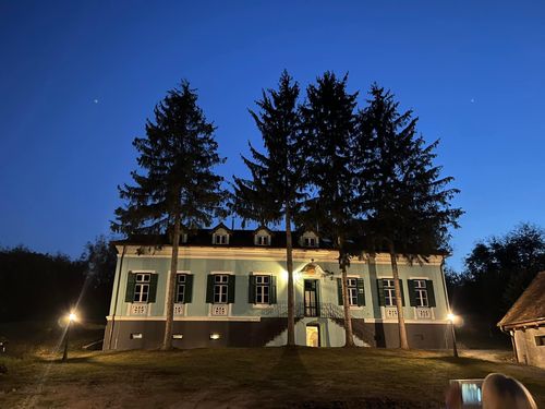 The Vicarage at night