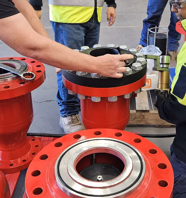 On-site torque tool support technician providing field service and maintenance