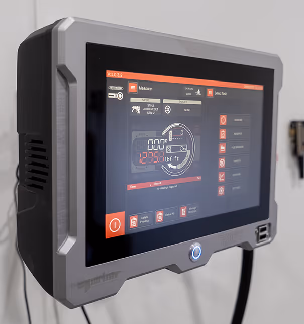 Professional torque testing and calibration equipment with precision measurement components