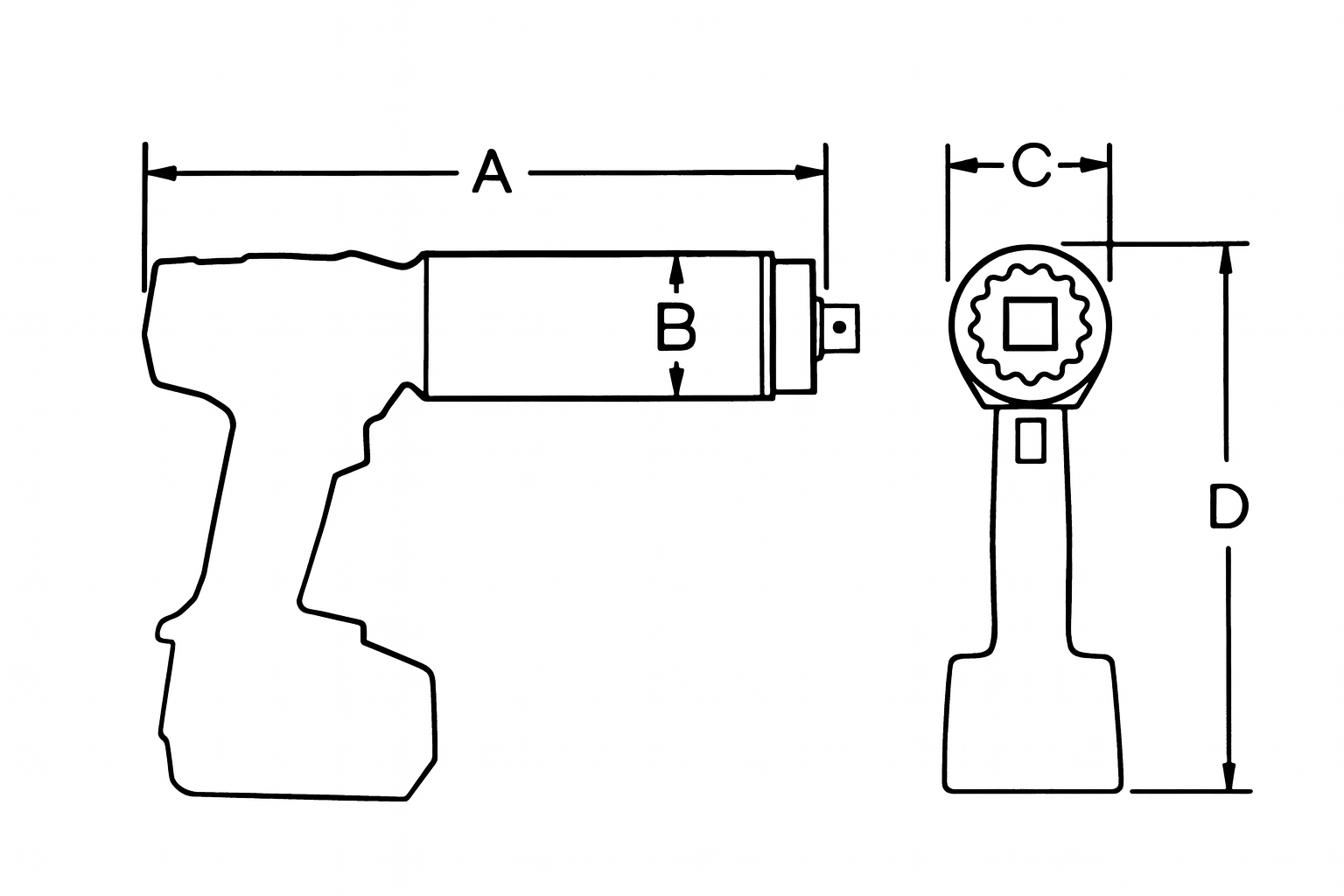 B-RAD Select — dimensions drawing