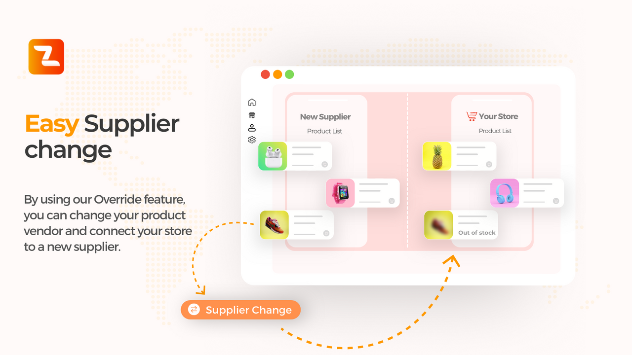 Easy supplier change