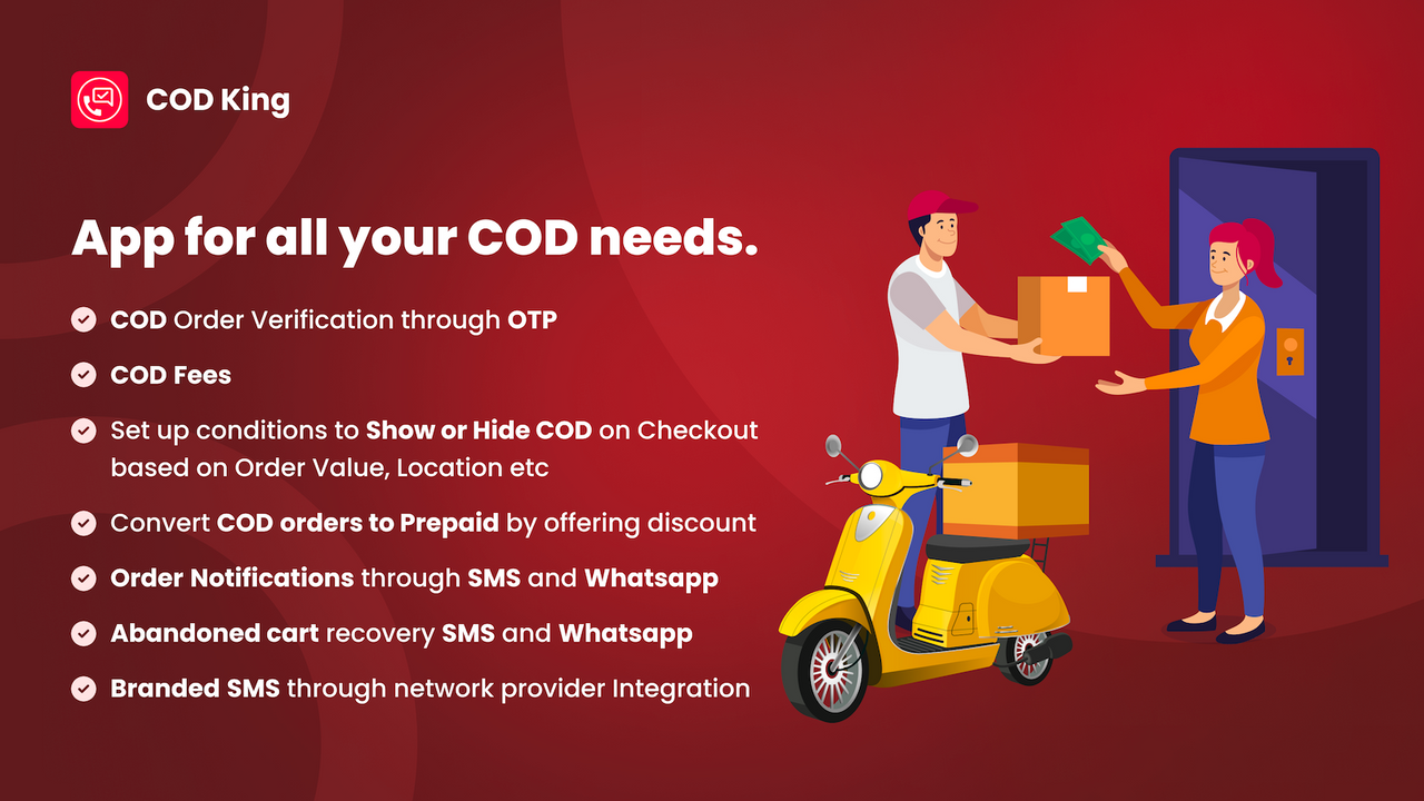 COD King‑COD Fees & OTP Verify