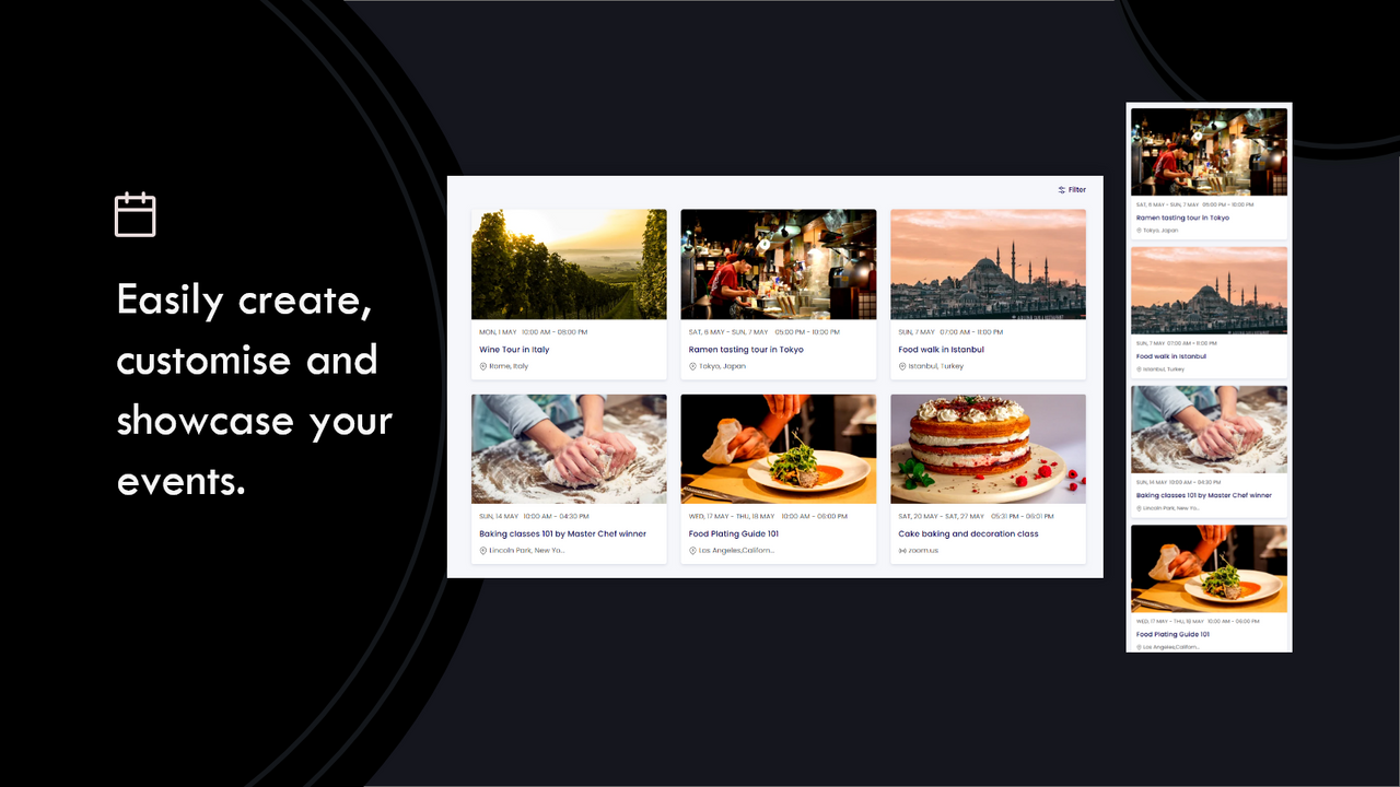 Mahina Event Calendar App
