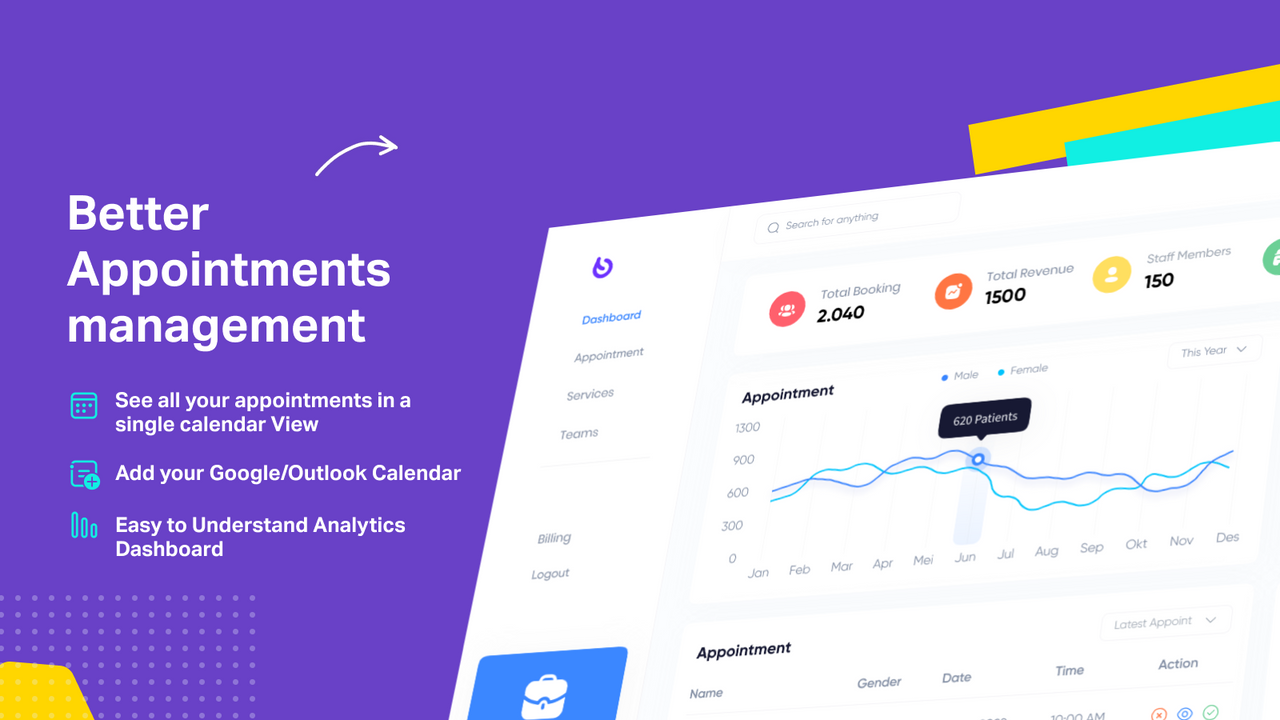 Appointment Booking Dashboard