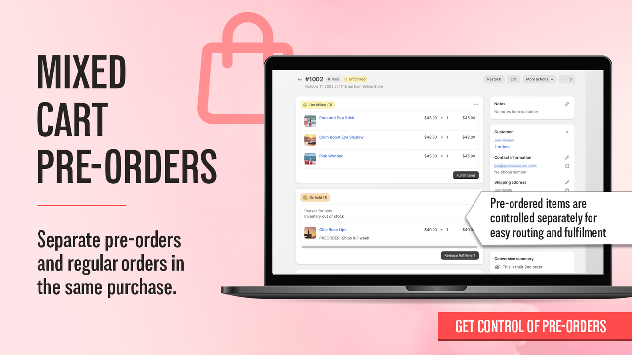 Pre‑order Manager Pro