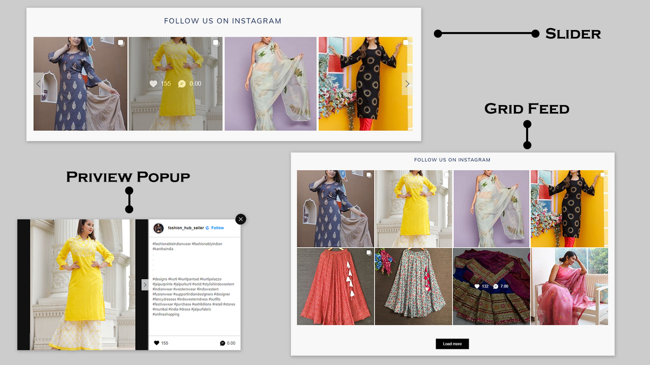 Instafeeder ‑ Instagram Feed