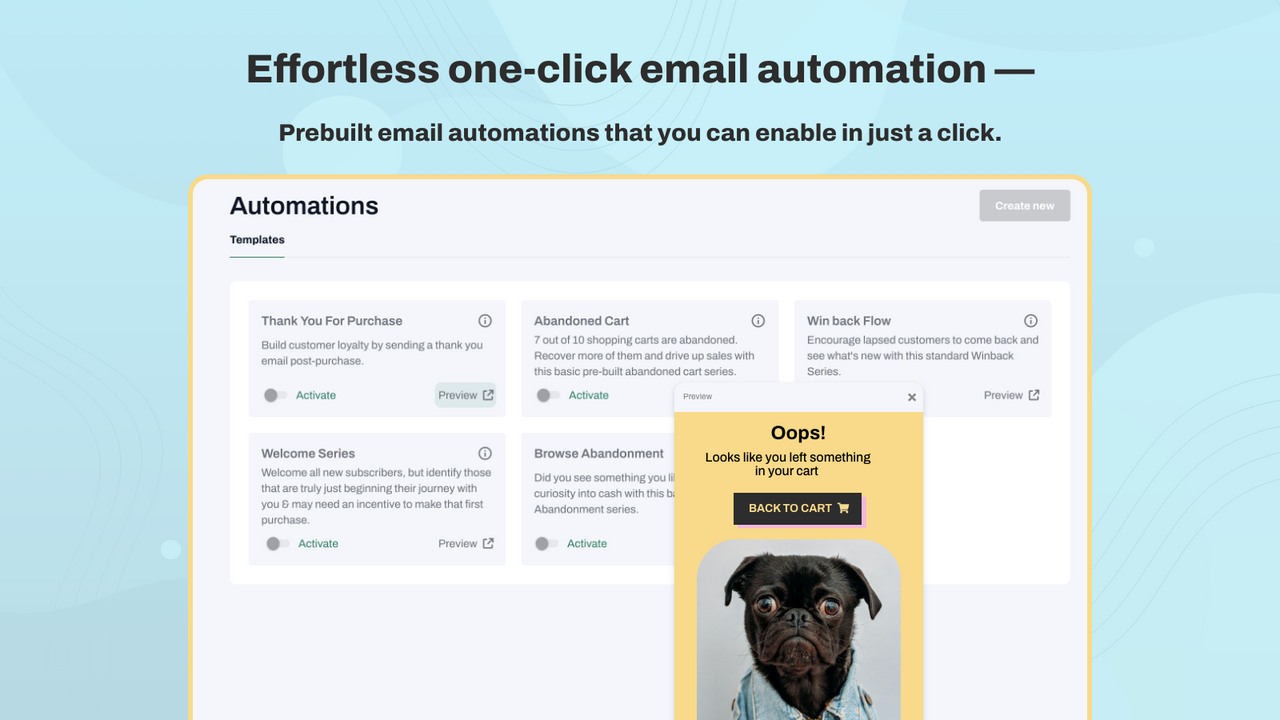 Email automations