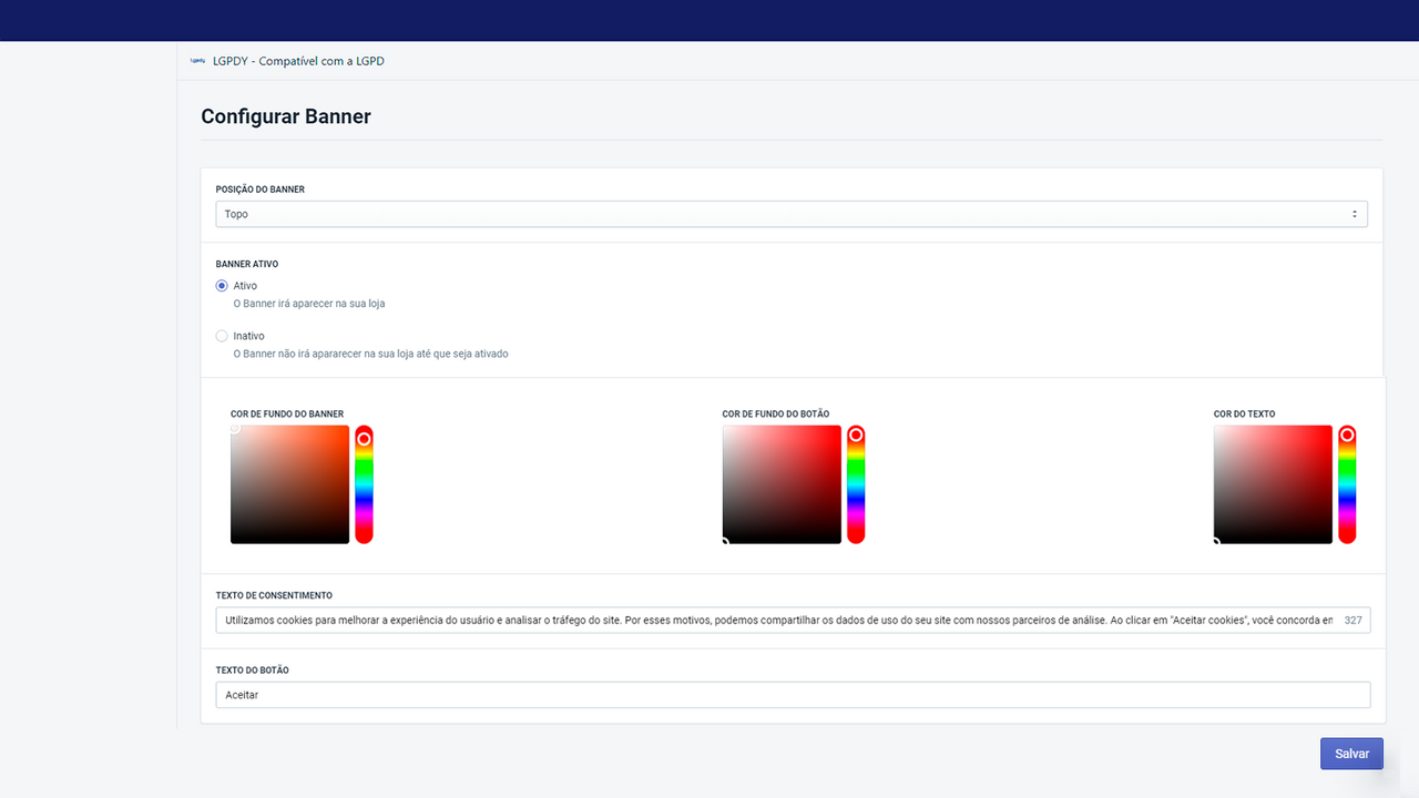 LGPDY ‑ Compatível com a LGPD