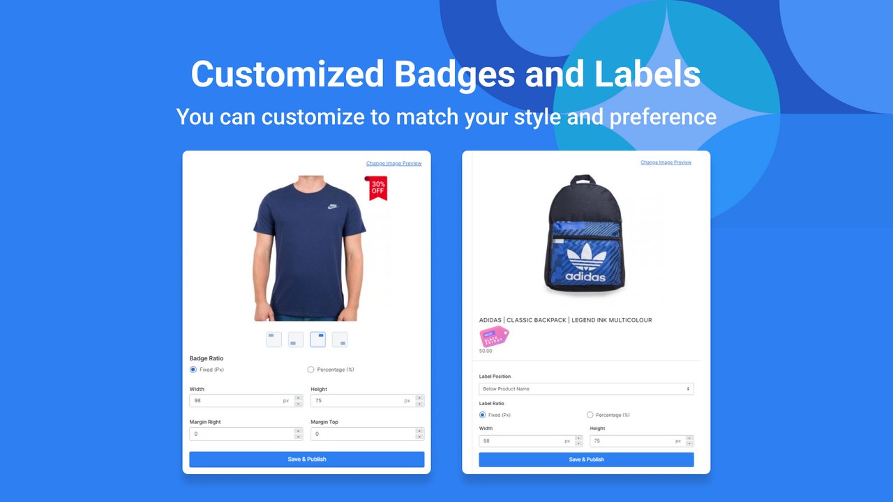 Customize Badges and Labels