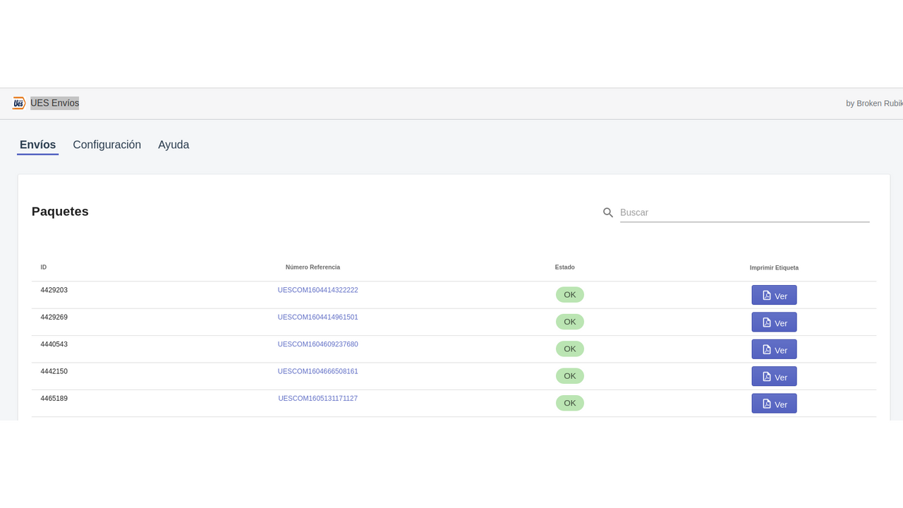 UES Envíos