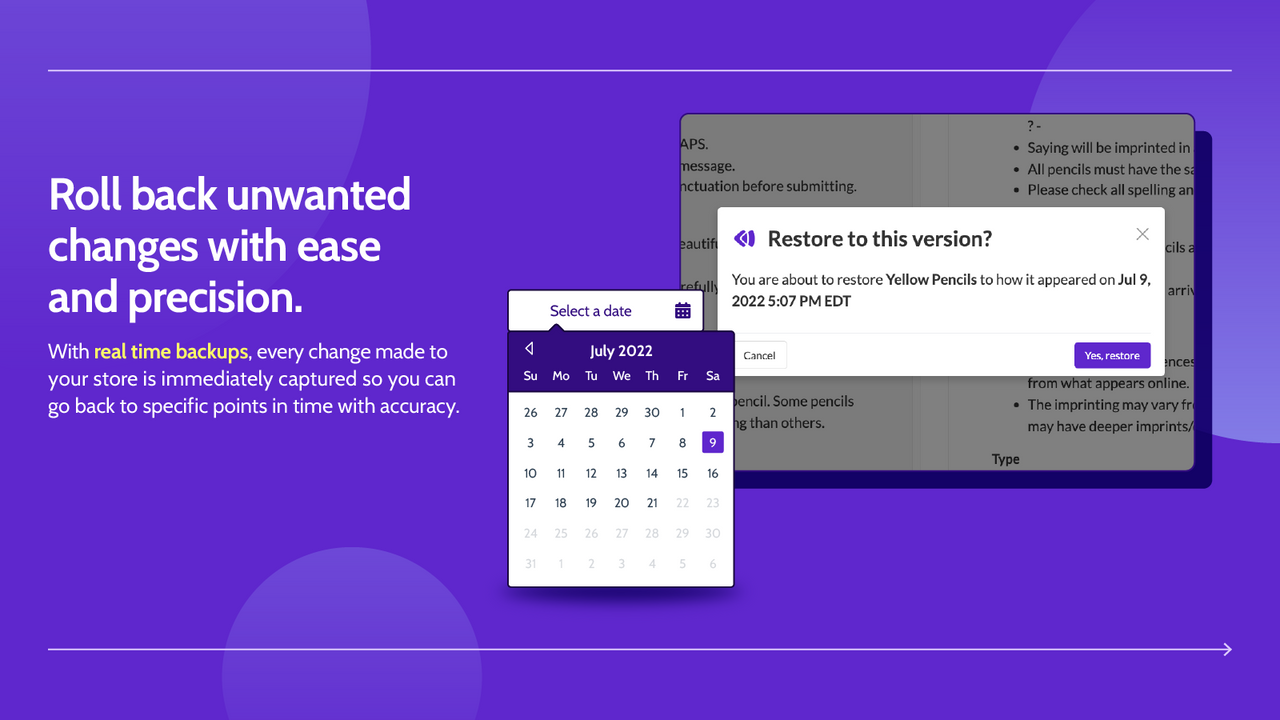 Backup Shopify with the Rewind Vault
