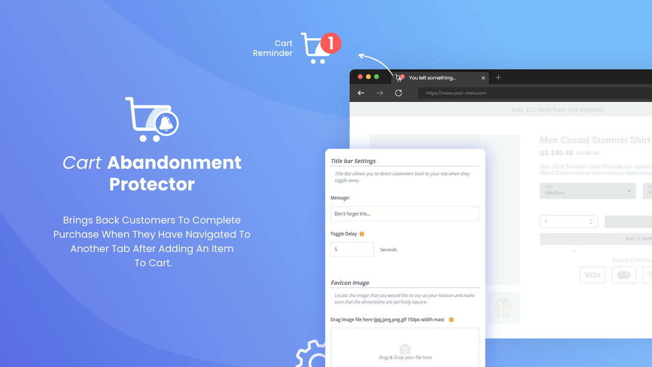 FaviCart Abandonment Protector