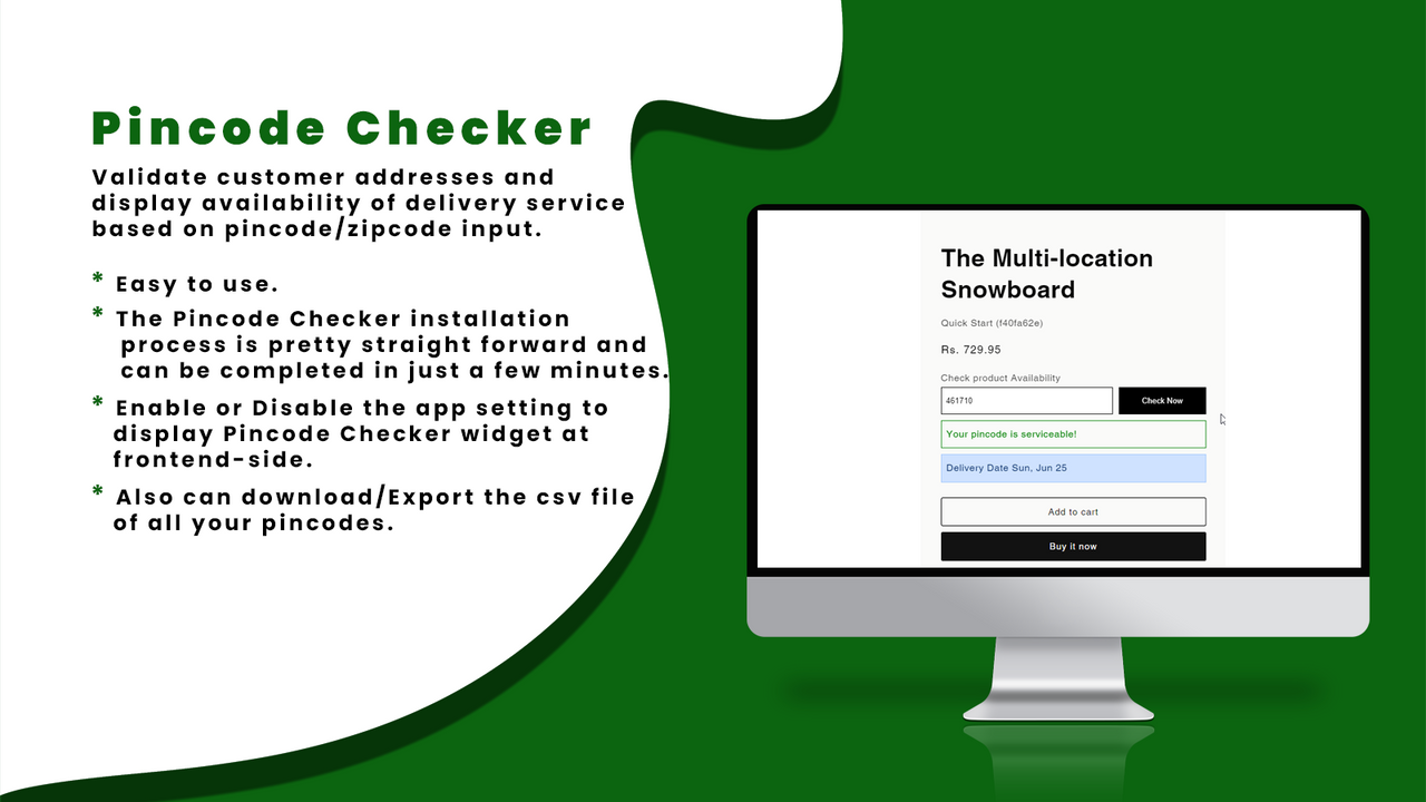 OC Pincode / Zipcode Checker