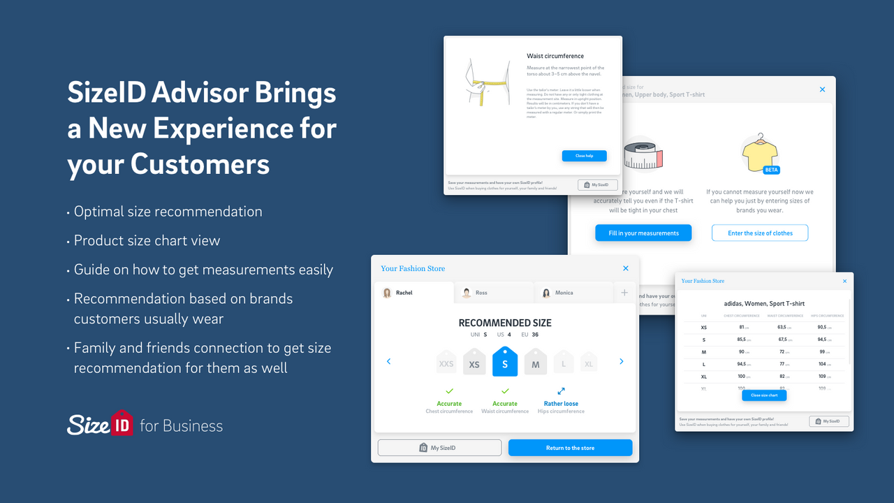 SizeID Advisor Brings a New Experience for your customers