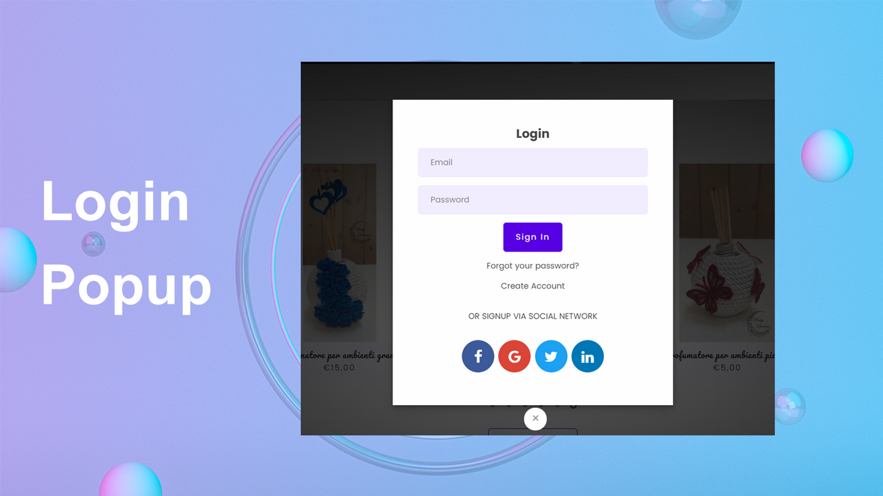 Quick Social Login