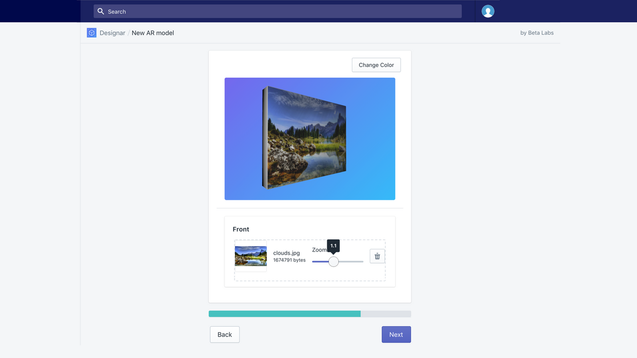 Designar ‑ AR builder