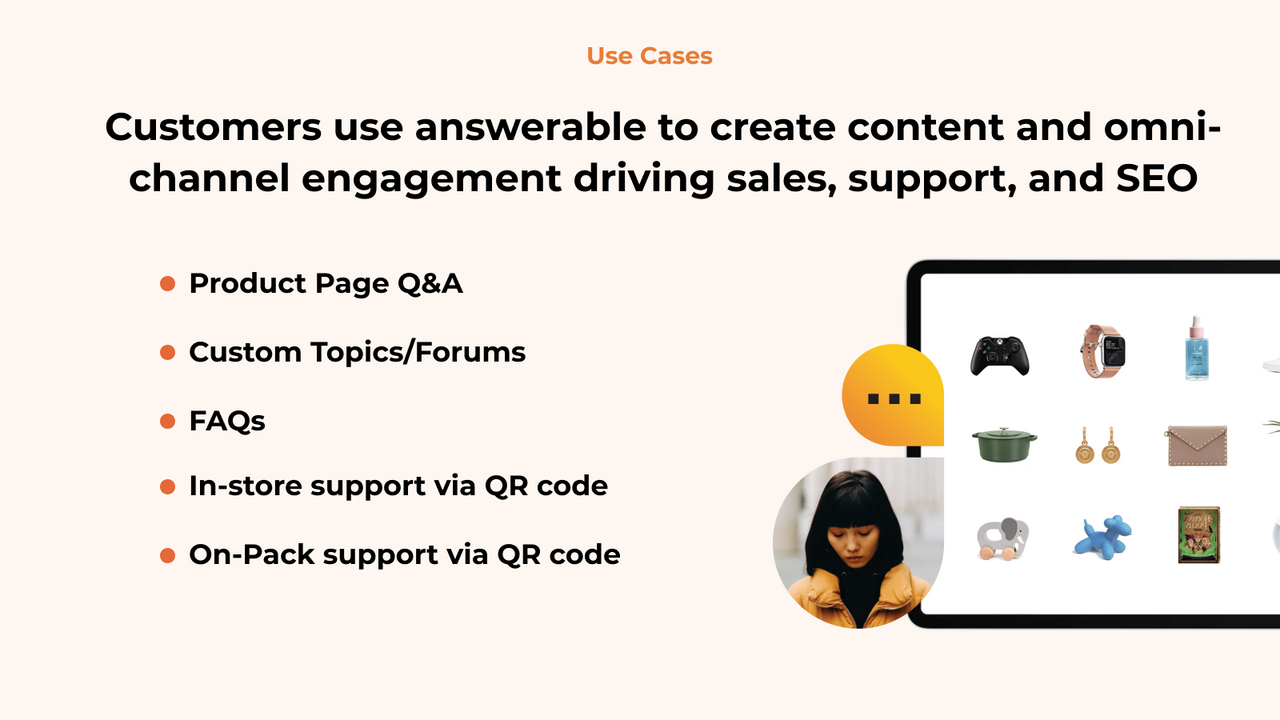 Answerable use Cases