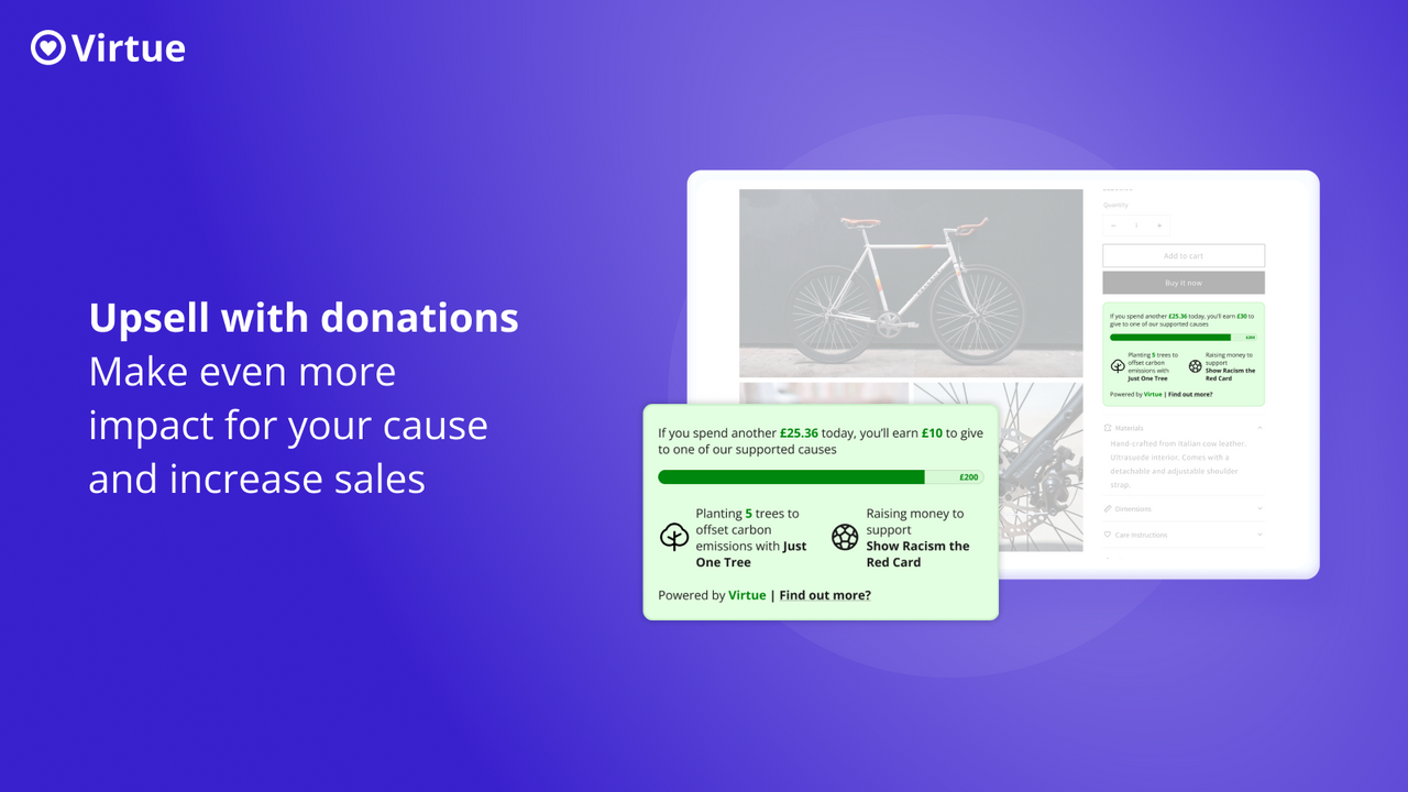 Upsell with impact - incentivise sales with impact