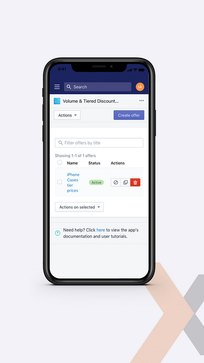 Bulk discounts ― List of created bulk discounts