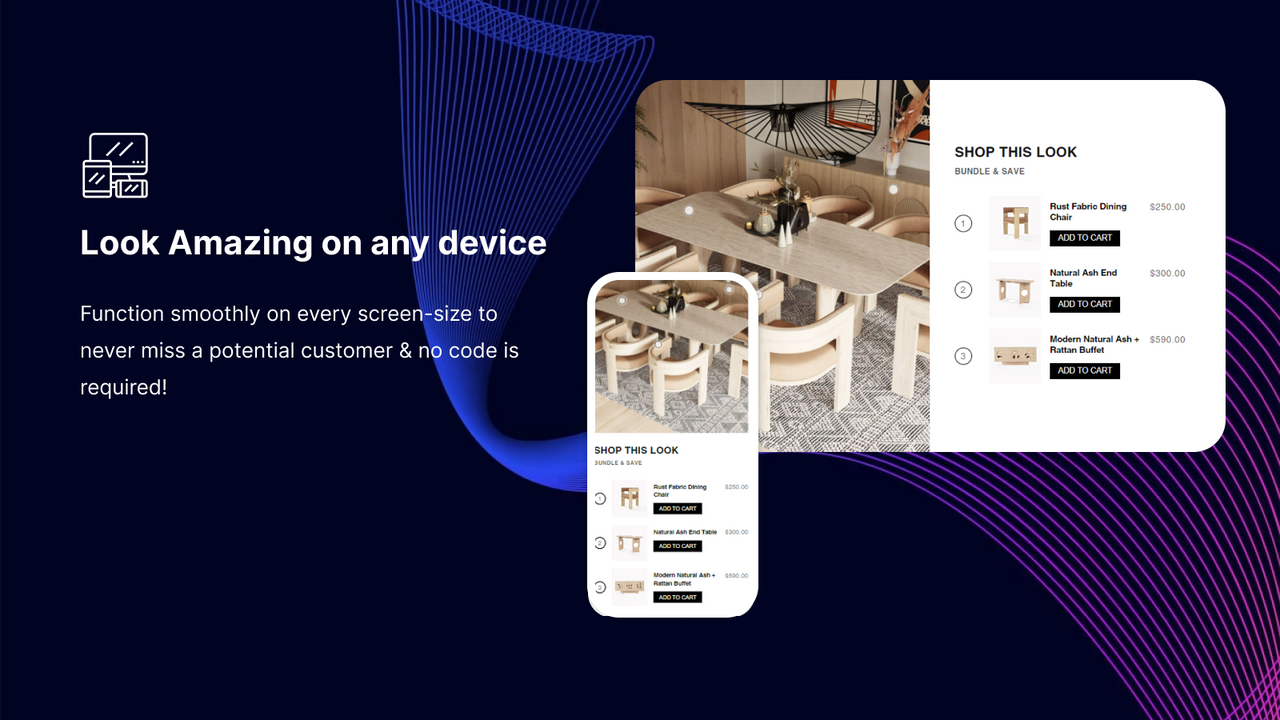 Look Gallery Amazing on any device (desktop, mobile, tablet)