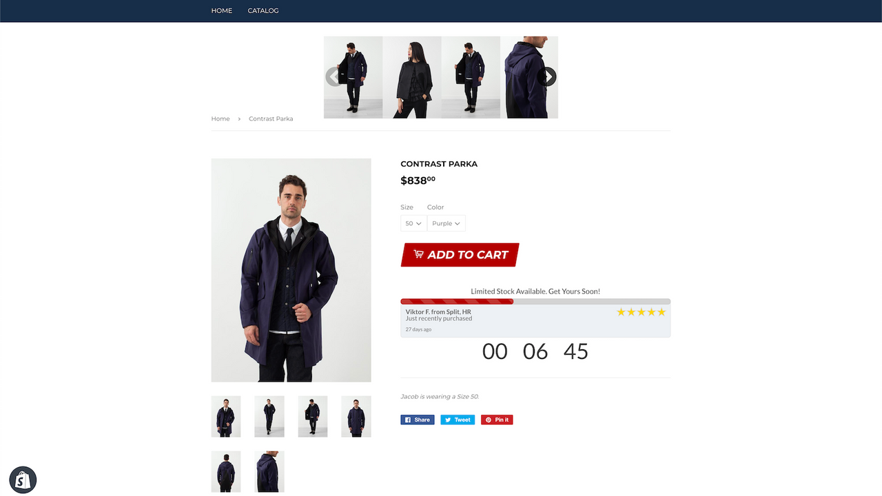 Another view from the store