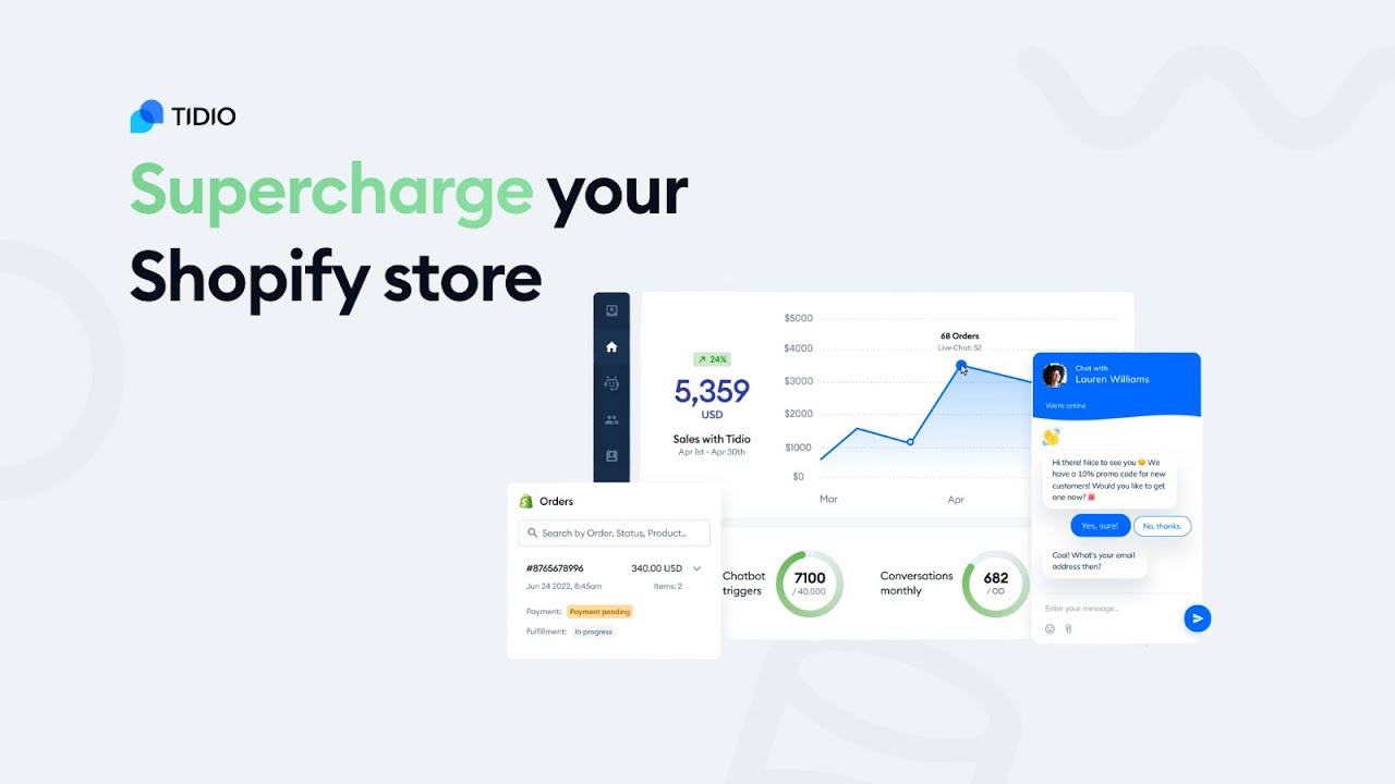 Tidio Live Chat & AI Chatbots