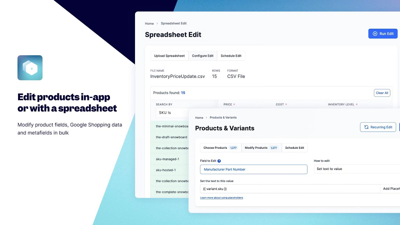 Ablestar Bulk Product Editor