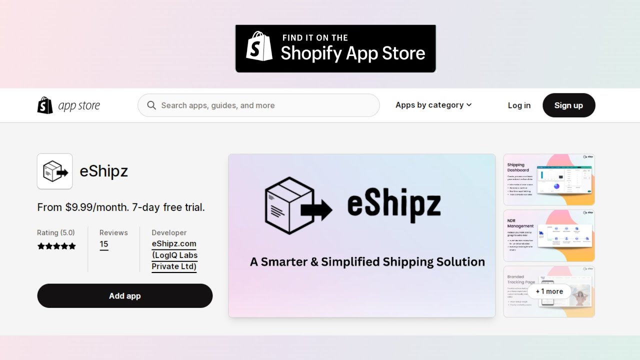 eShipz Multi‑Carrier Shipping