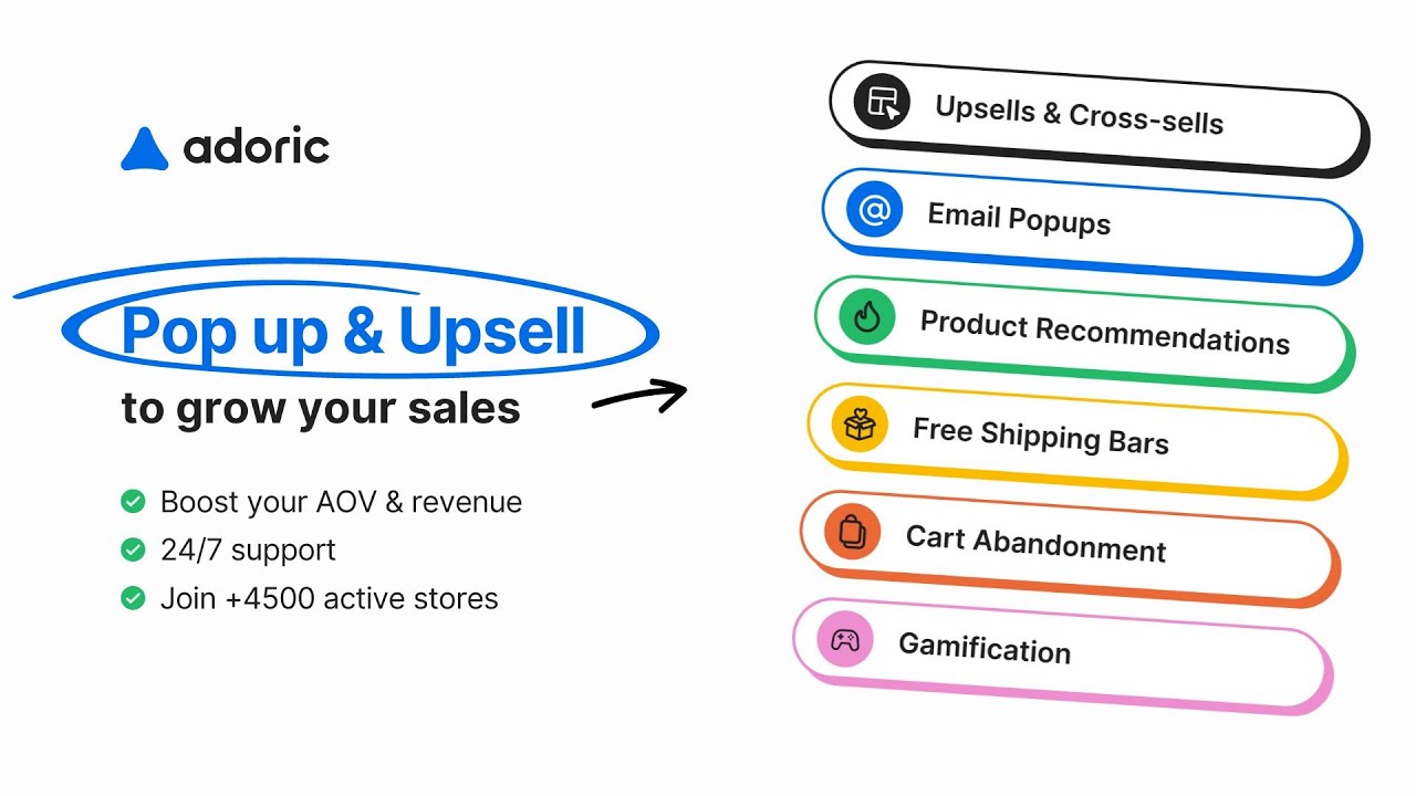 Adoric Popup & Email Popups