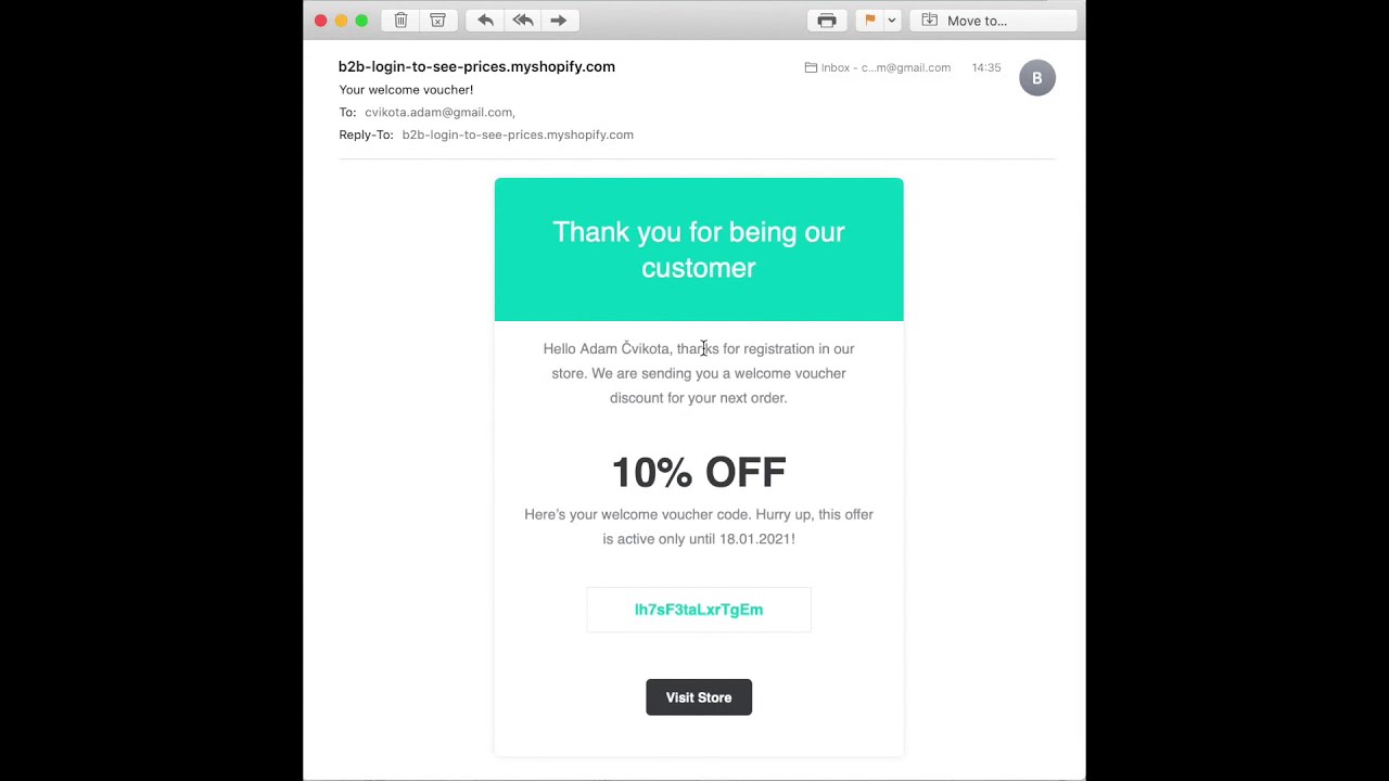 Singleton | Welcome Discounts