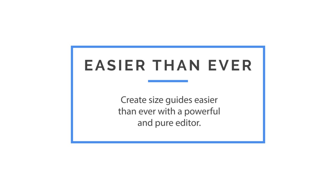 Size Chart ‑ Clothes Fit Guide