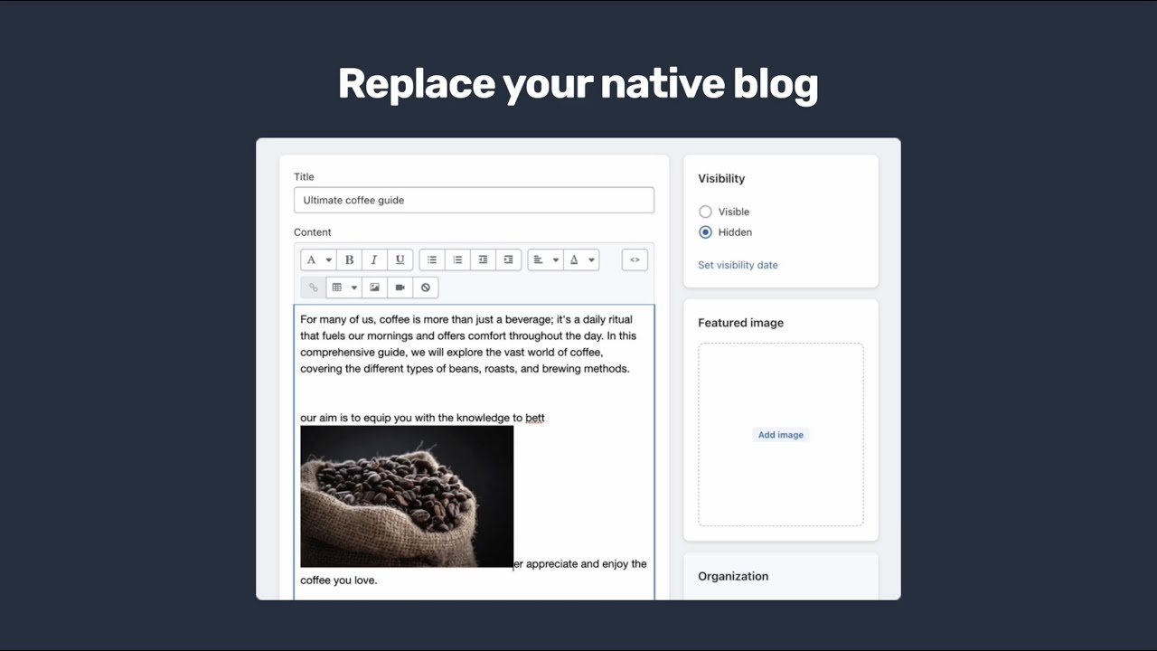 Turboblog ‑ Blog Builder