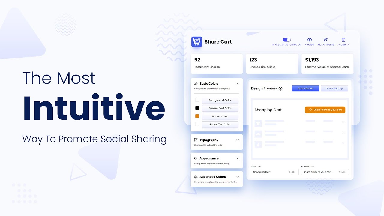 Bevy Share Cart ‑ Social Link
