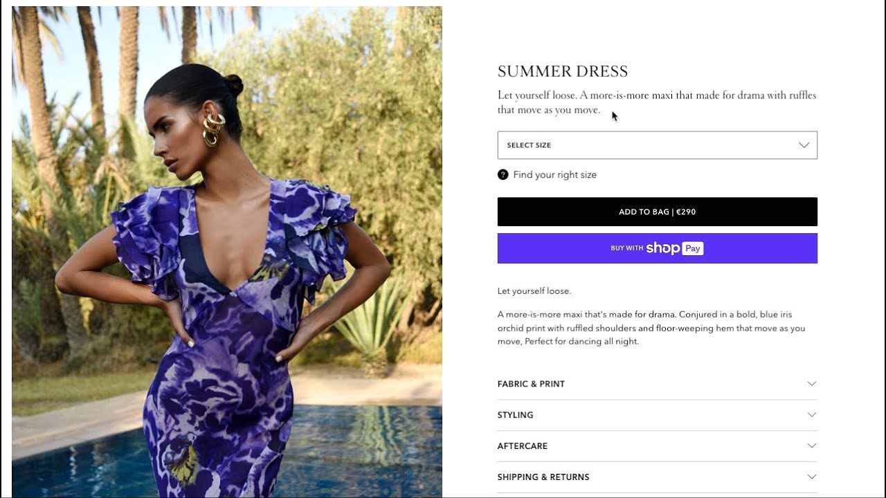 Fit Quiz: Size recommendation