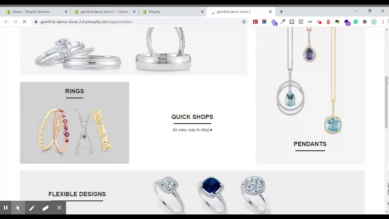 Easily transform your Shopify store into a transactional jewelry platform with Stuller's vast inventory.